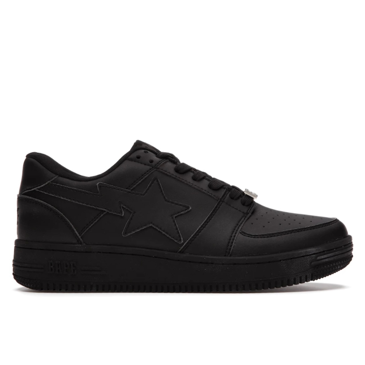 A Bathing Ape Bape Sta Low Black Leather (2020)