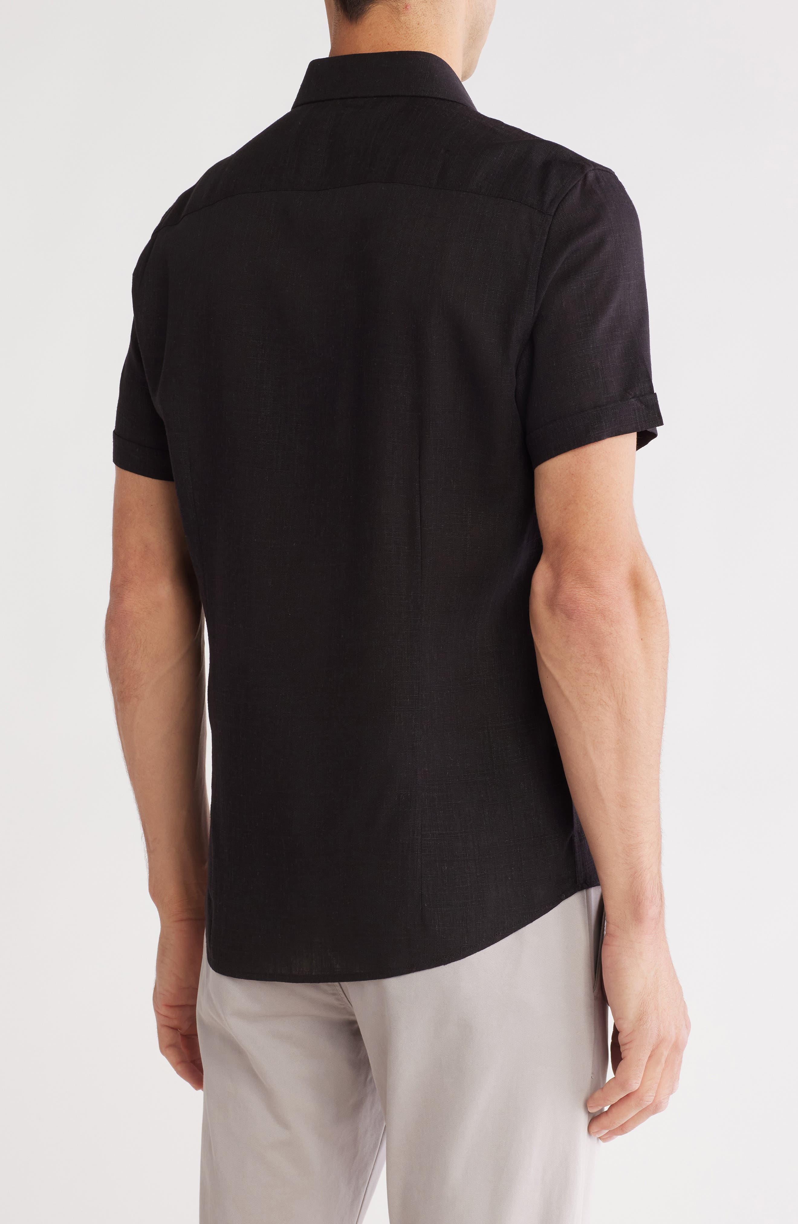 SOUL OF LONDON Short Sleeve Sport Shirt