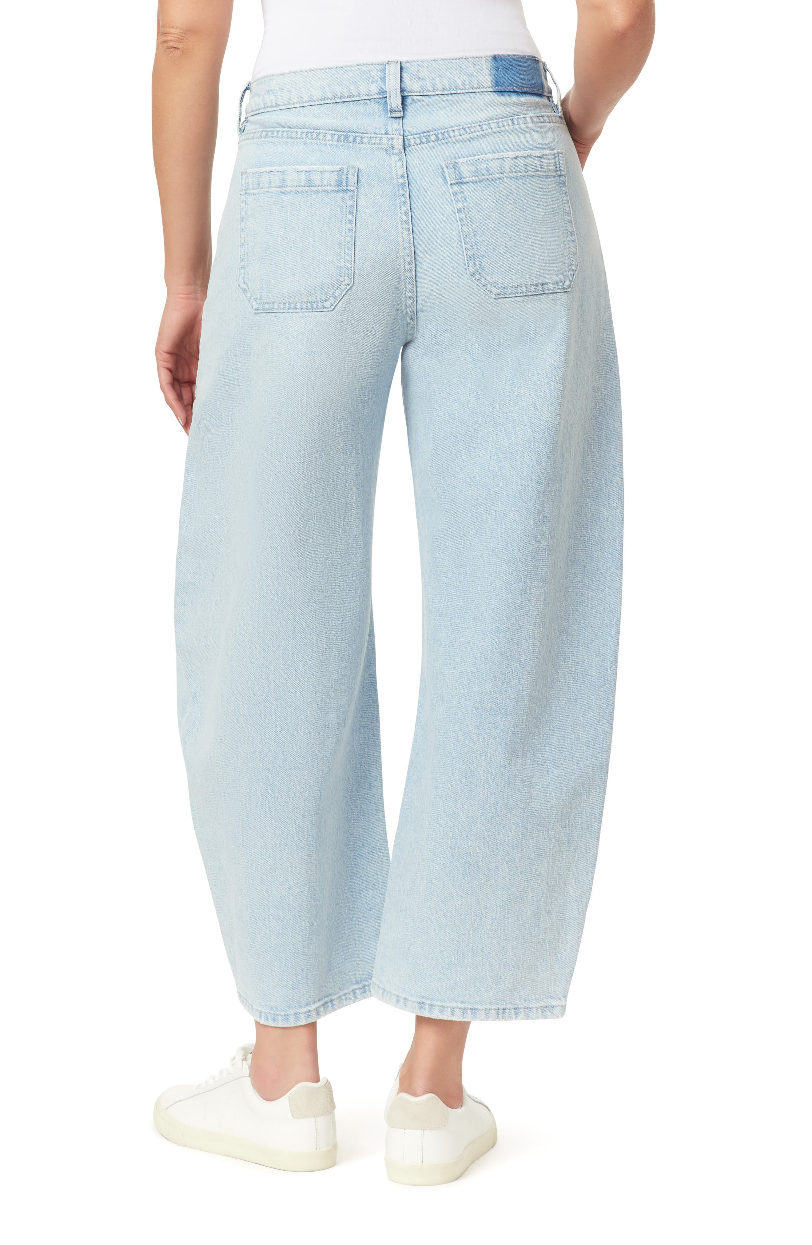 Kensie Barrel Leg Cargo Pocket Jeans