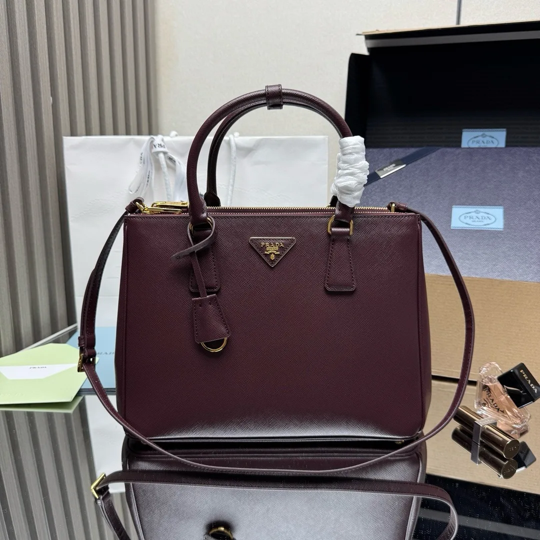 Prada Grained Leather Top Handle Bag product photo from LabelPicks