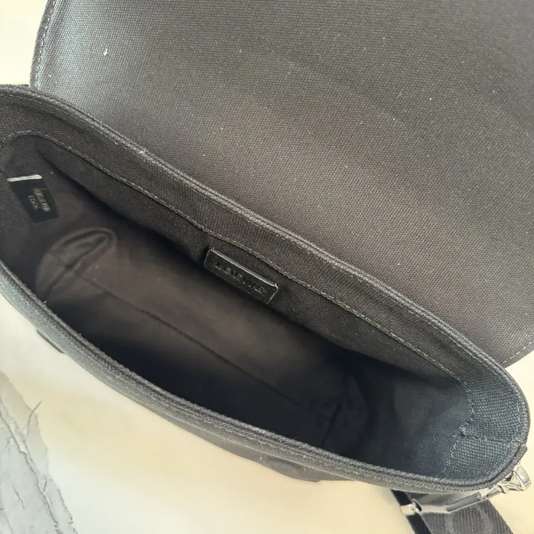 Loewe Canvas and Suede Crossbody Bag product photo from LabelPicks