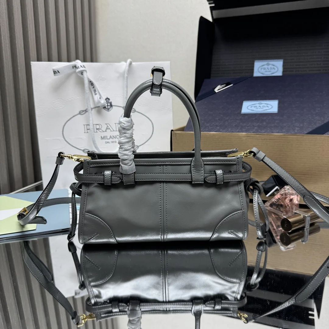 Prada Structured Top Handle Bag product photo from LabelPicks