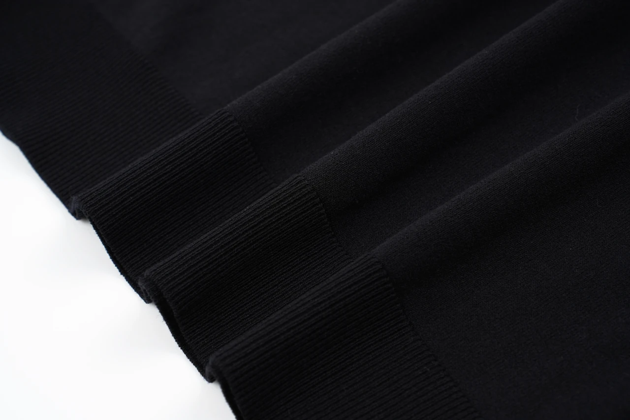 GUCCI Black Intarsia Pocket Knit Polo Shirt product photo from LabelPicks