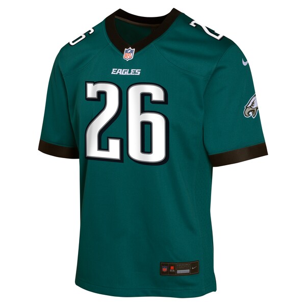 Saquon Barkley Philadelphia Eagles Nike Youth Team Player Game Jersey - Midnight Green