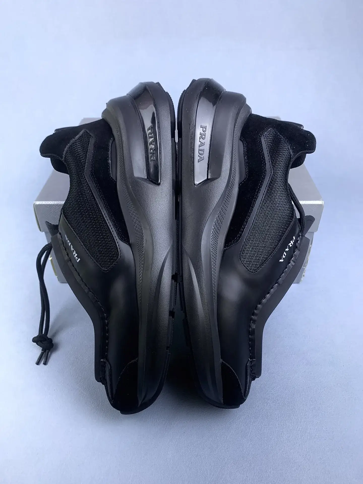 Systeme leather and Re-Nylon slip-on sneakers product photo from LabelPicks