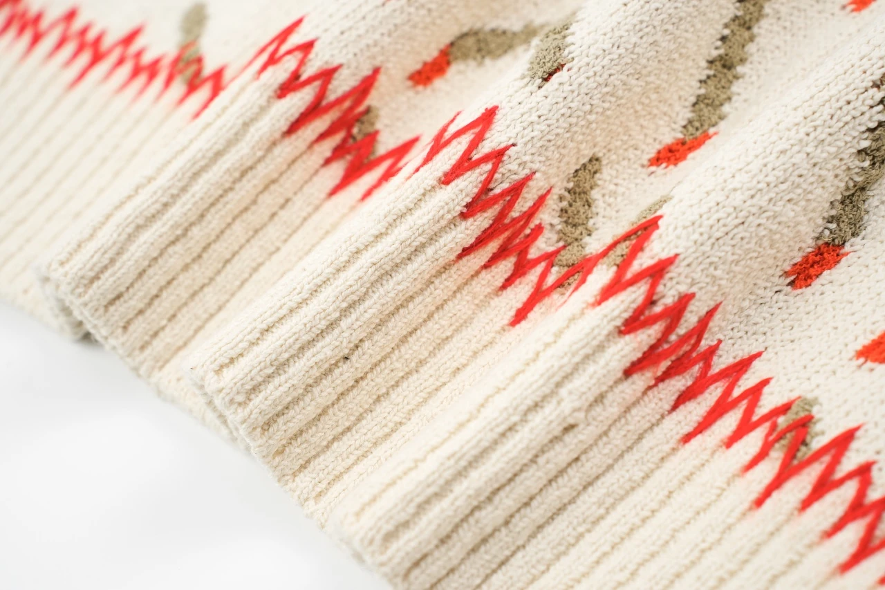 Bottega Veneta Beige Matchstick Jacquard Crewneck Sweater product photo from LabelPicks