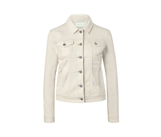 Jeansjacke, cremeweiß