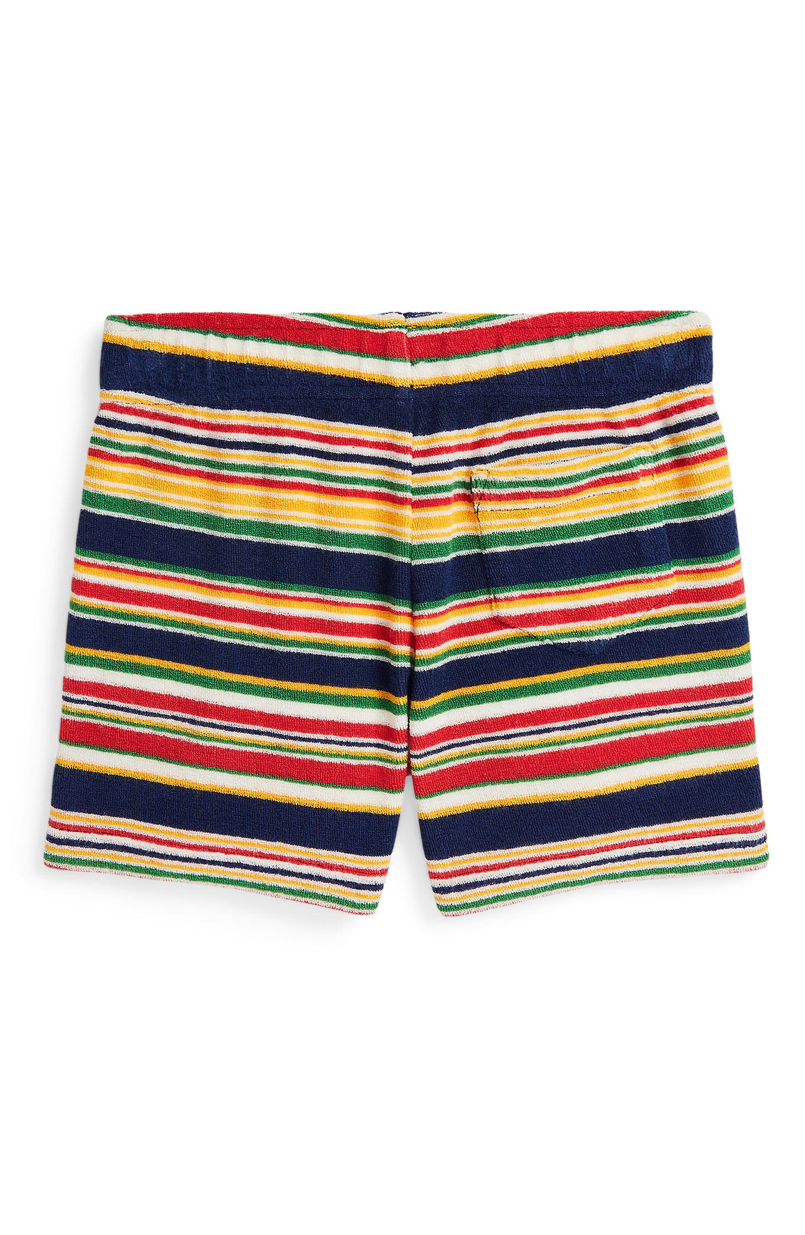 Polo Ralph Lauren Kids' Stripe Cotton Terry Shorts