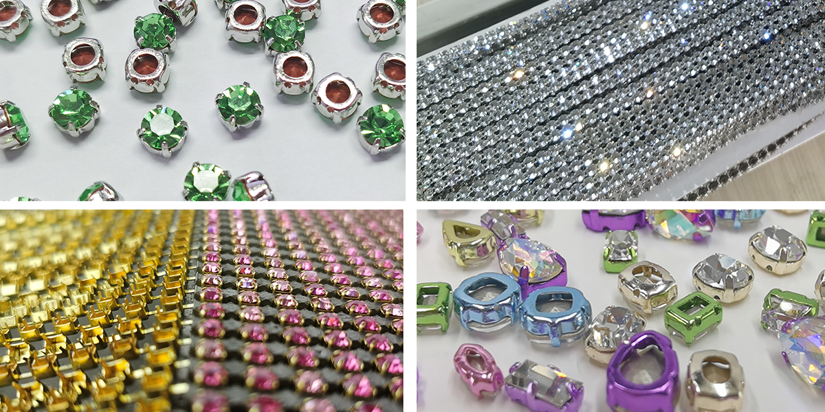 Rhinestone With Metal Setting