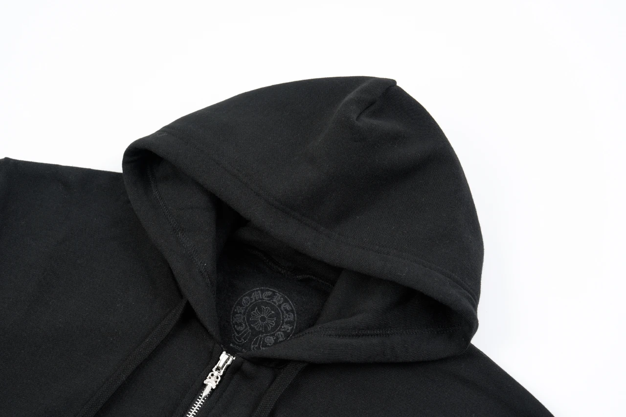 Chrome Hearts Black Sanskrit Graphic Hooded Jacket product photo from LabelPicks