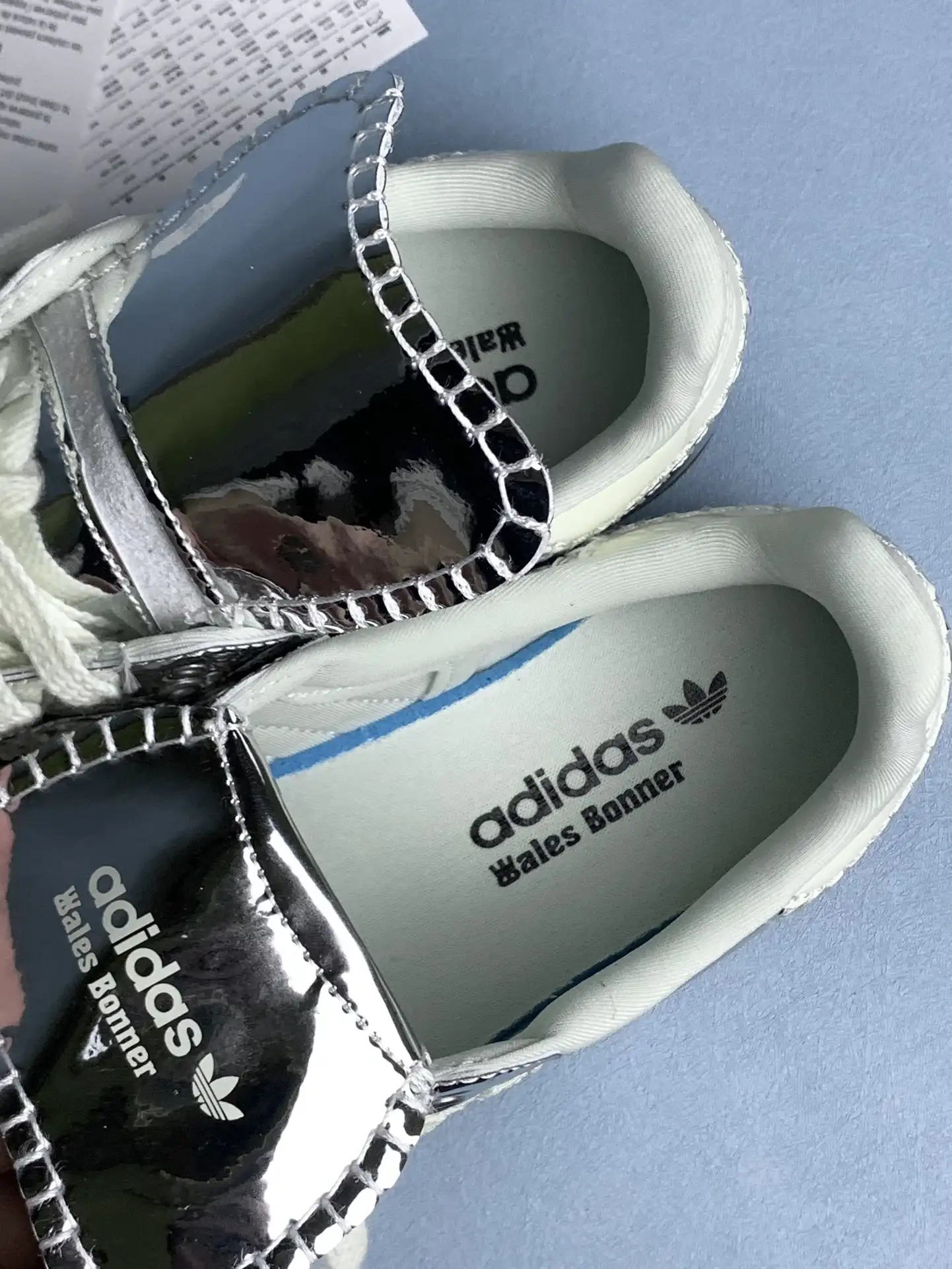 Wales Bonner x adidas Silver Samba Shoes product photo from LabelPicks