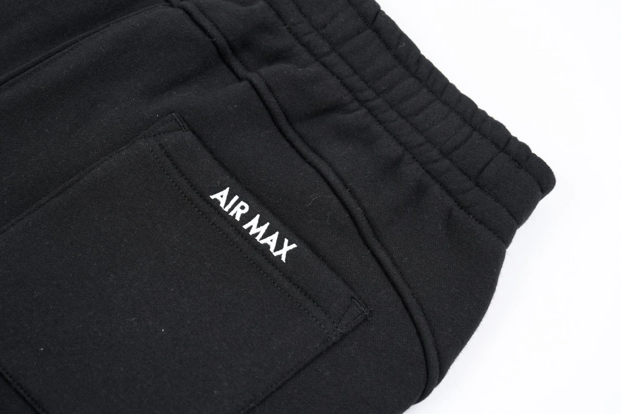 Nike Black Swoosh Embroidered Track Pants product photo from LabelPicks