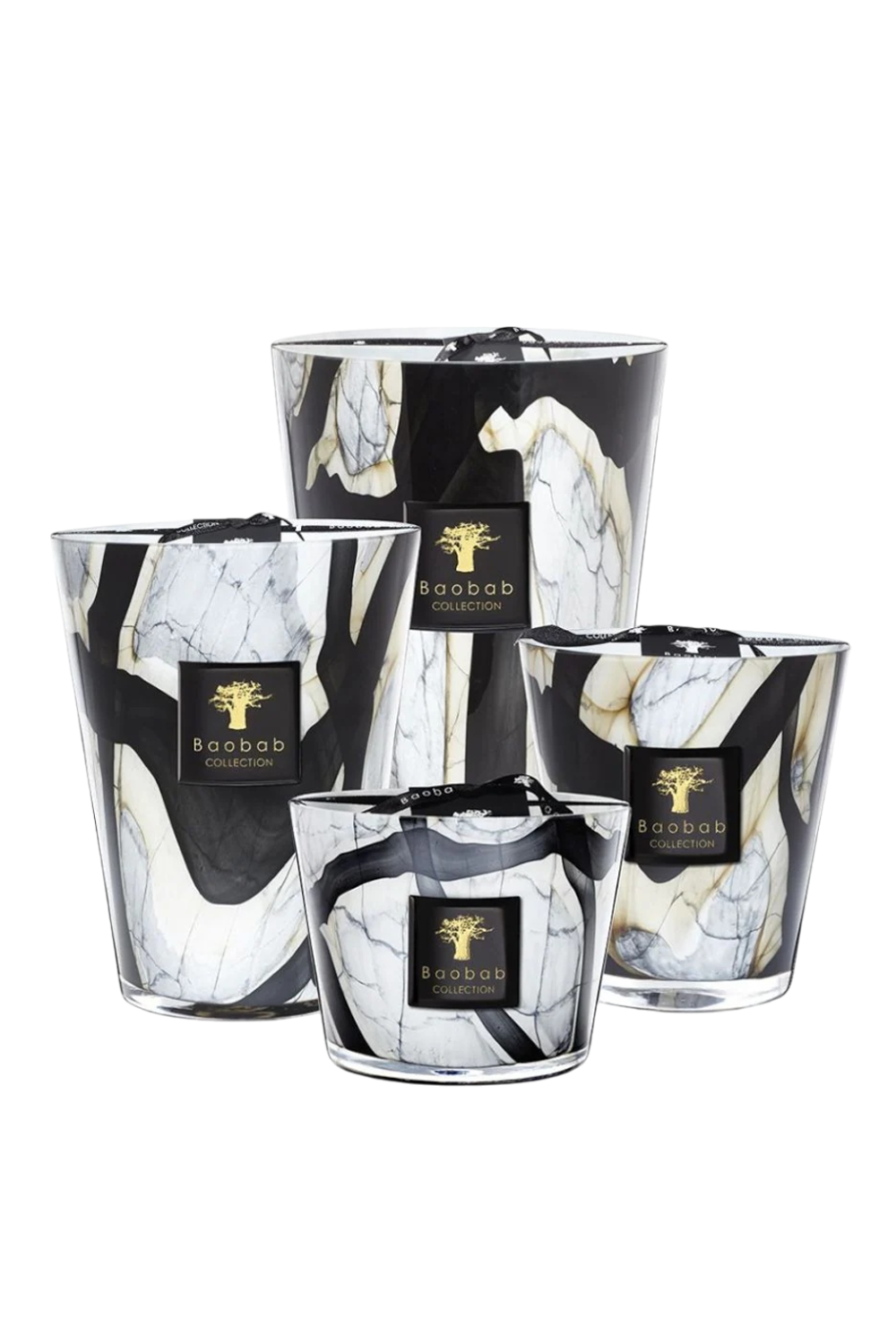 BAOBAB Max 16 Stones Marble Candle