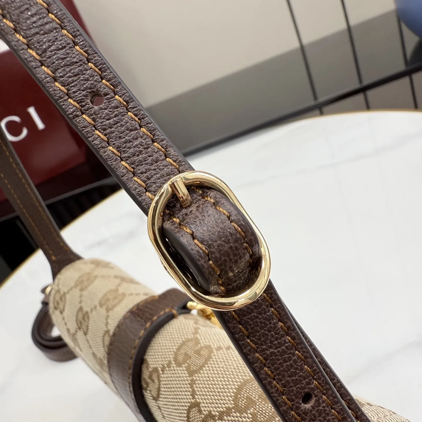 Gucci Jackie Brown Quilted Leather Shoulder Bag product photo from LabelPicks