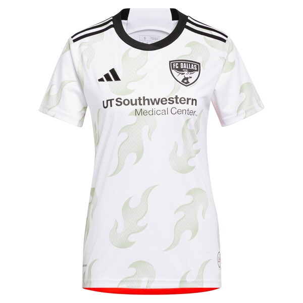 Sebastian Lletget FC Dallas adidas Women's 2024 Burn Baby Burn Replica Player Jersey – White