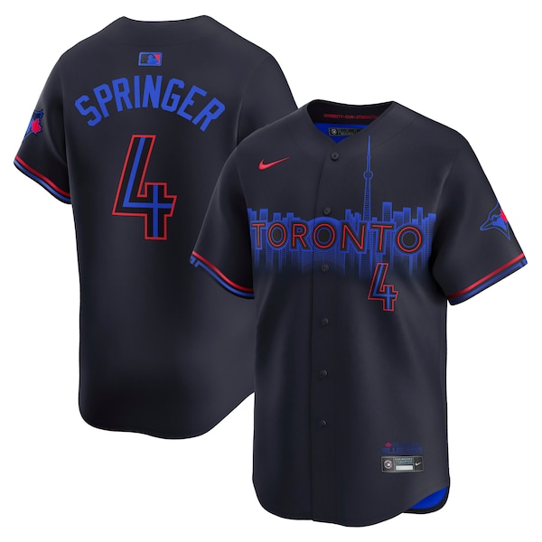 George Springer Toronto Blue Jays Nike City Connect Limited Jersey - Blue