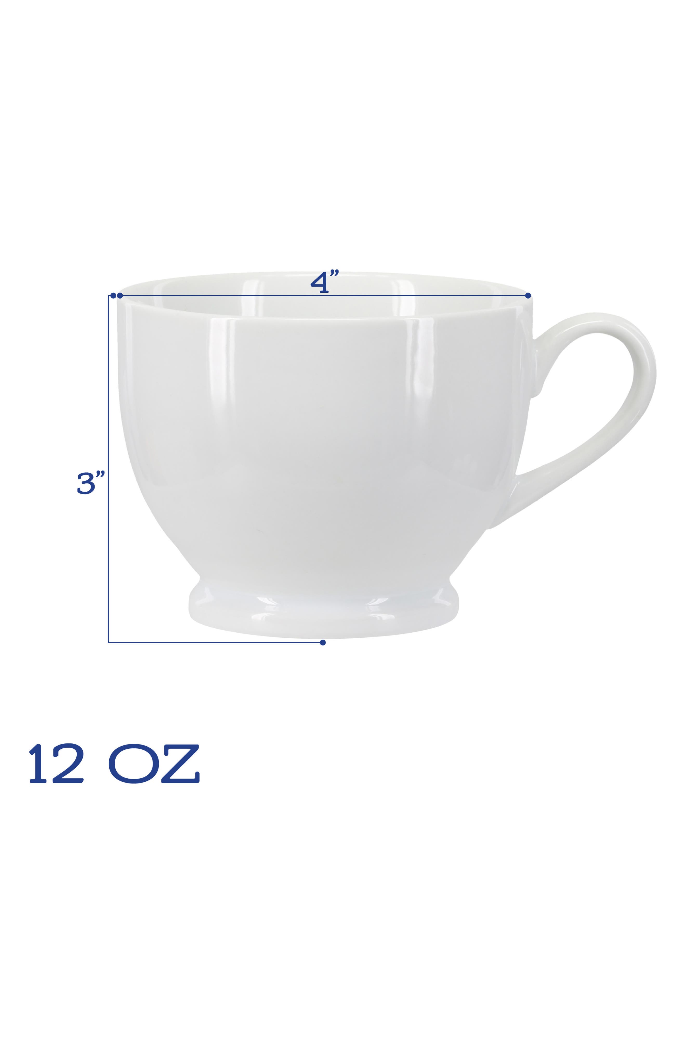 BIA Cordon Bleu Set of 4 Footed Cappuccino Cups