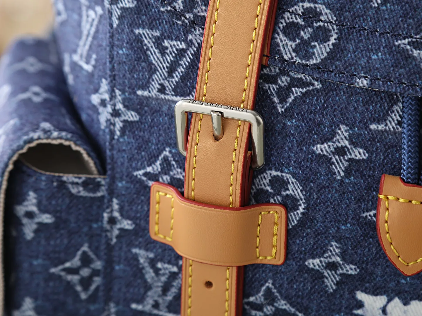 Louis Vuitton Christopher Blue Calfskin Backpack product photo from LabelPicks