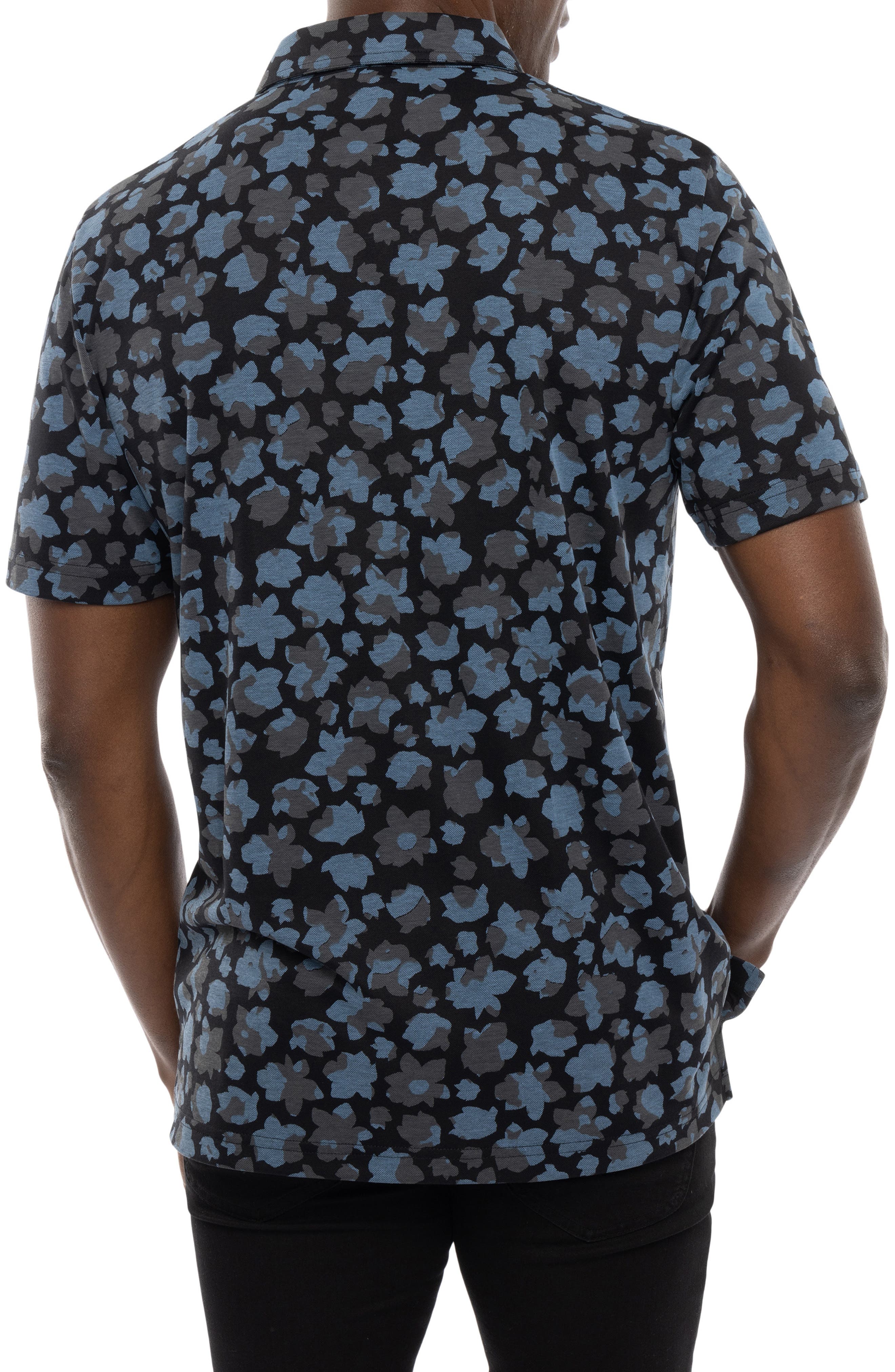 TravisMathew By The Wharf Floral Print Polo
