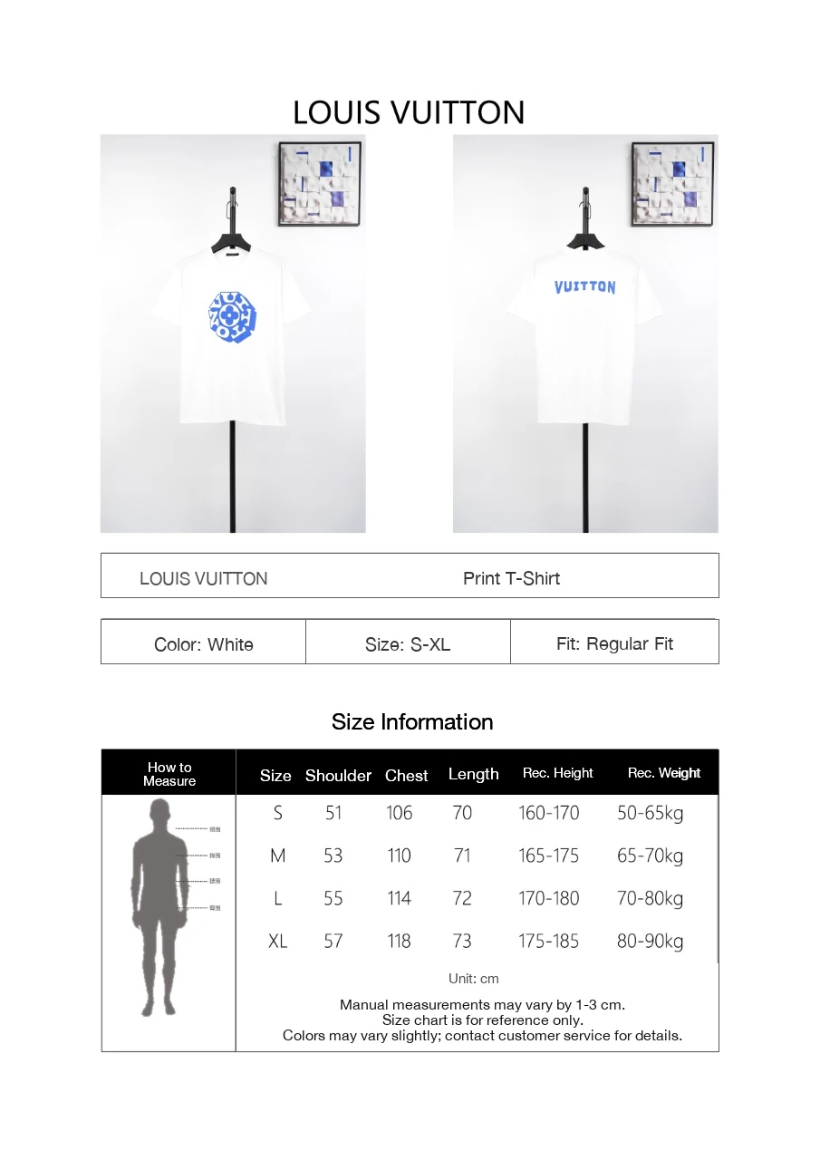 Louis Vuitton White Clover Print T-Shirt product photo from LabelPicks
