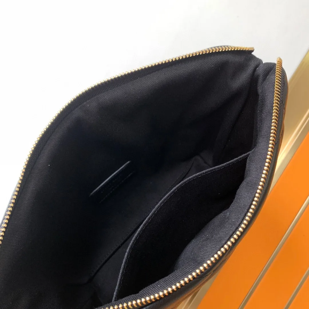 Saint Laurent Quilted Leather Sade Clutch product photo from LabelPicks