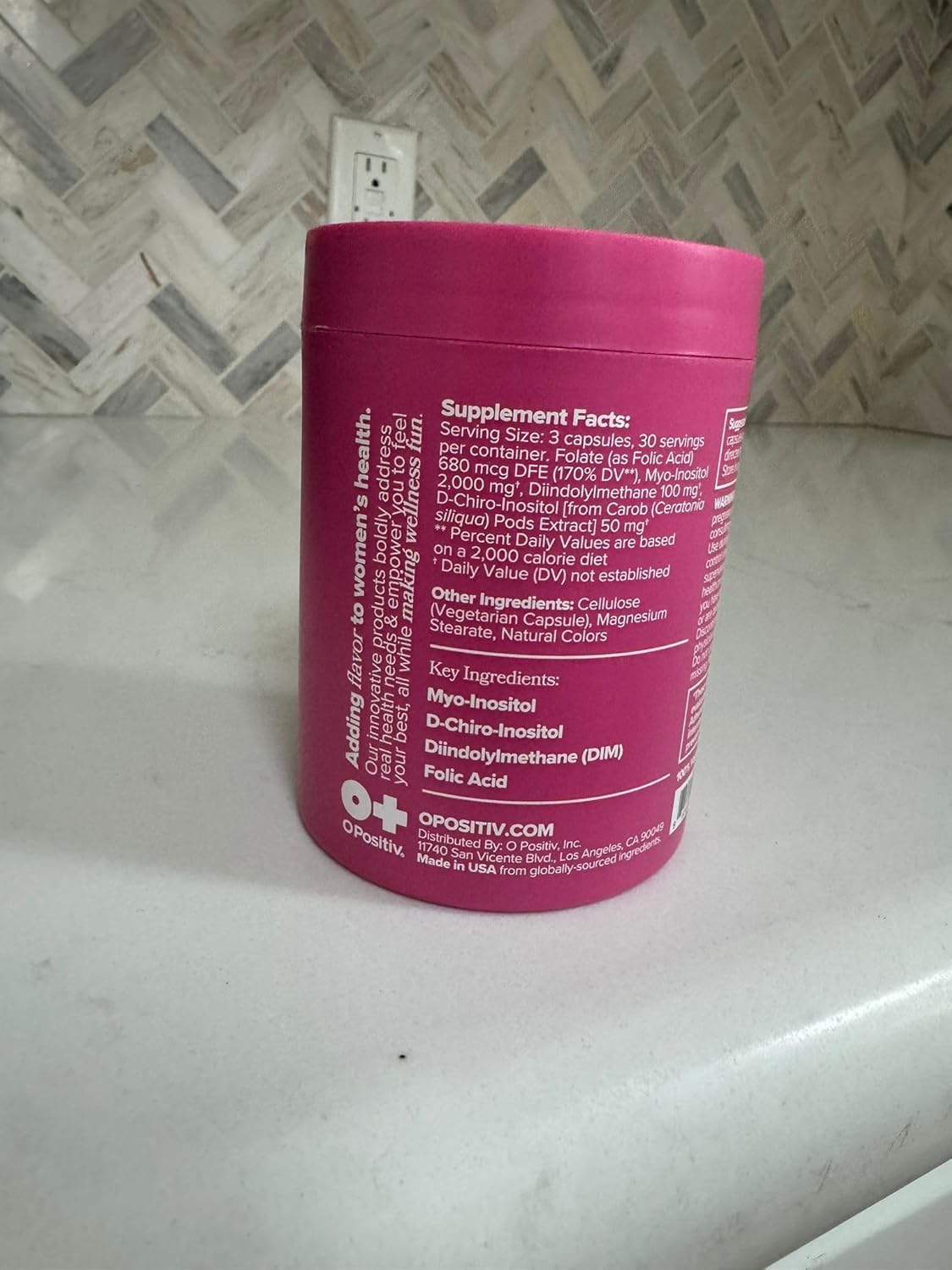 O Positiv FLO Ovarian Support Capsules