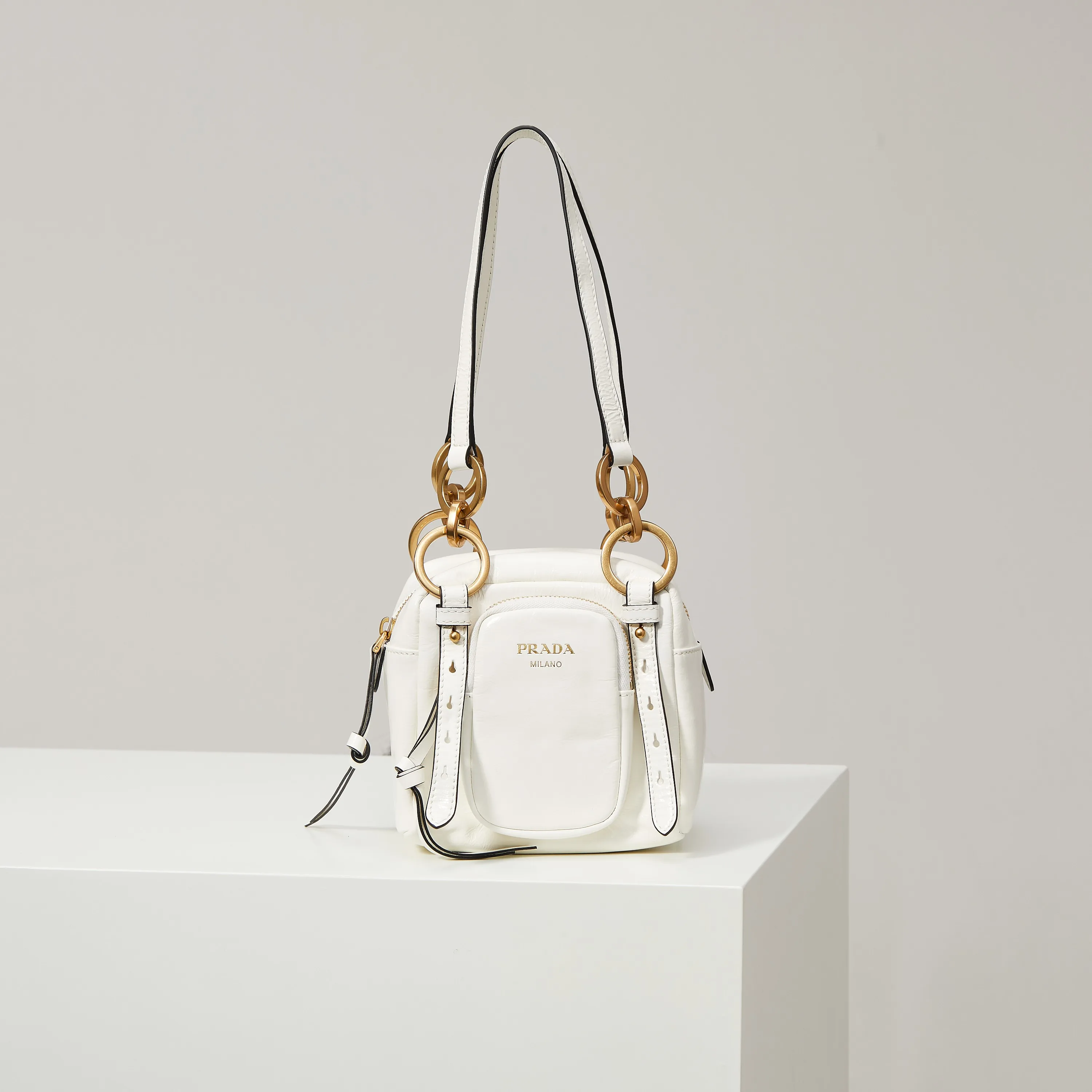 Prada White Shoulder Bag product photo from LabelPicks