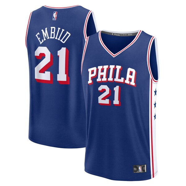 Joel Embiid Philadelphia 76ers  Fast Break Replica Player Jersey - Icon Edition - Royal