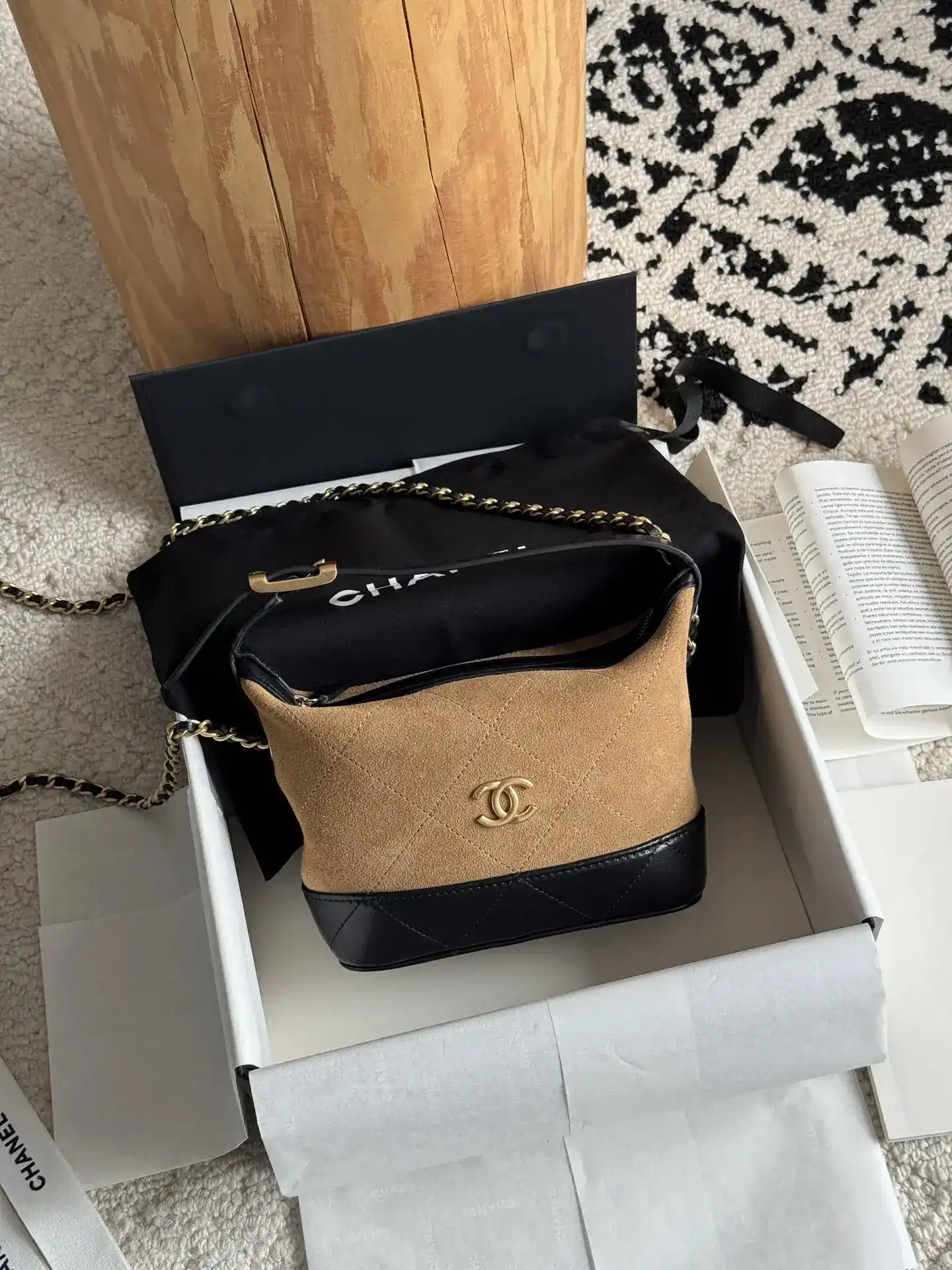 Chanel Suede Leather Top Handle Bag product photo from LabelPicks