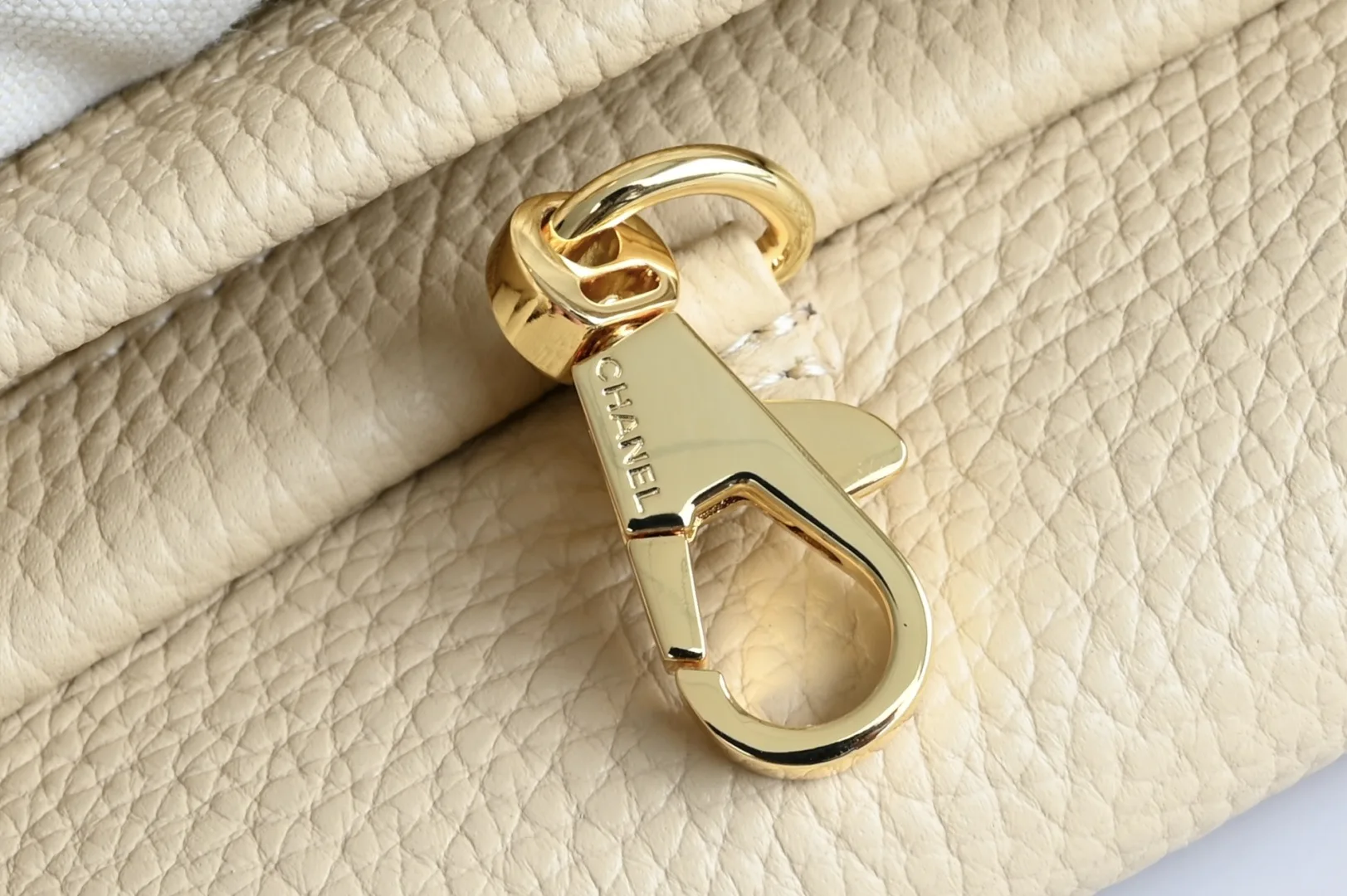 Chanel Beige Calfskin Top Handle Bag product photo from LabelPicks