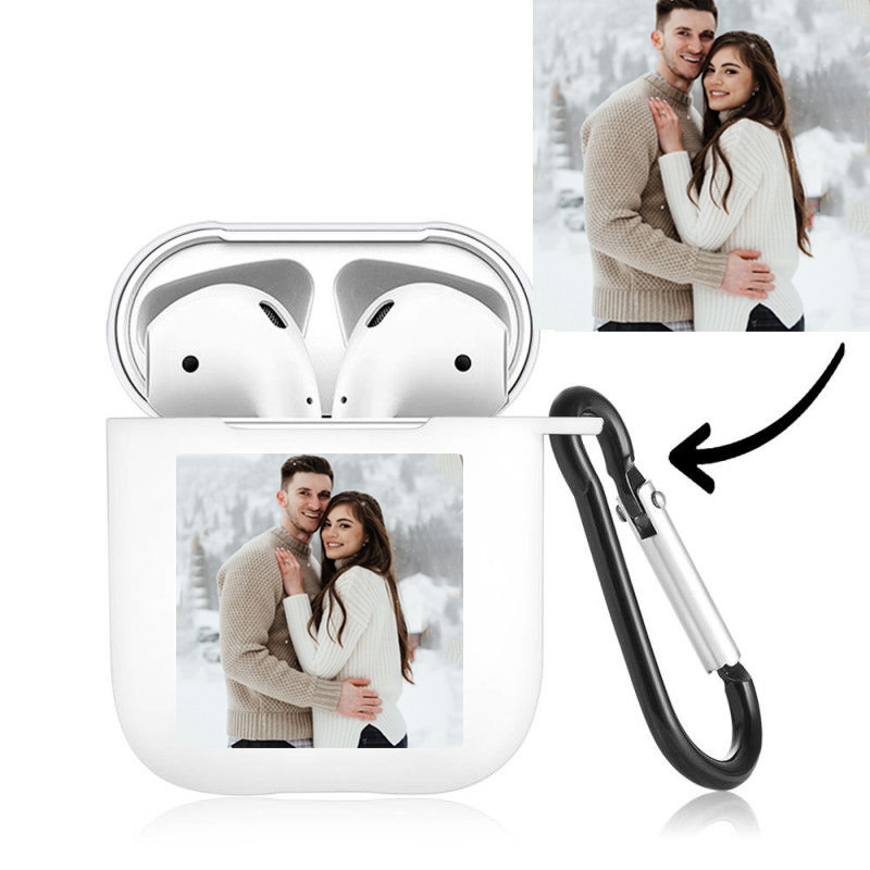 Photo pods Case Gift Earphone Case -White