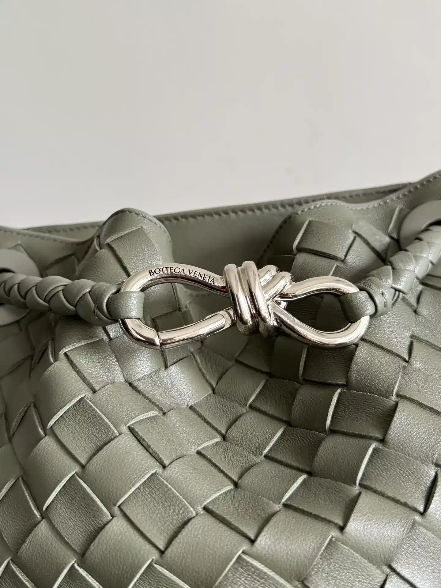 Bottega Veneta Andiamo Intrecciato Woven Leather Bucket Bag product photo from LabelPicks