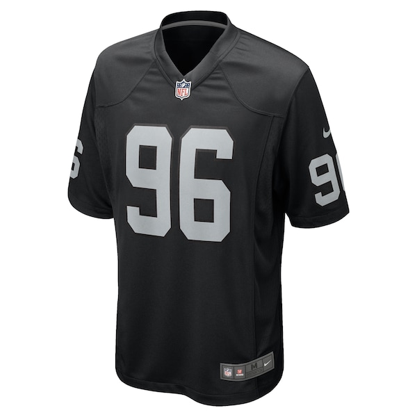 Jonah Laulu Las Vegas Raiders Nike Team Game Jersey -  Black
