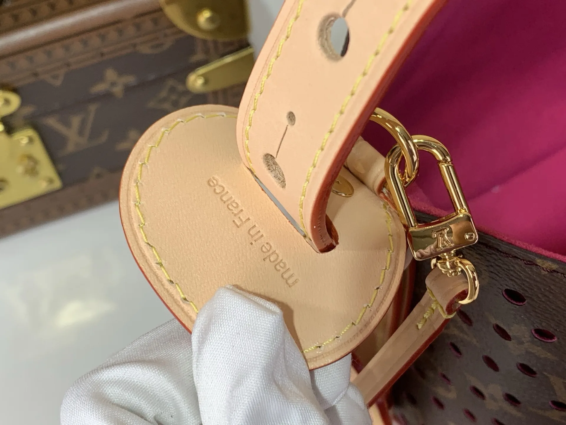 Louis Vuitton Red Monogram Canvas Bucket Bag product photo from LabelPicks