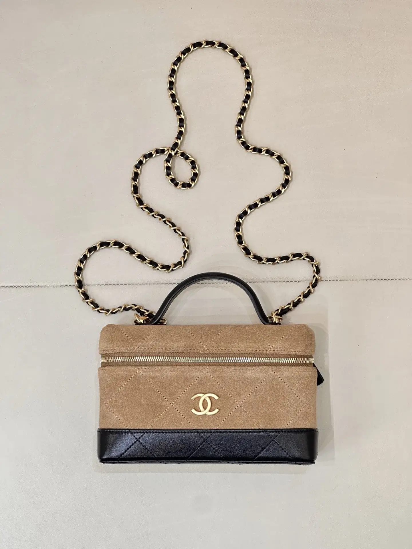 Chanel Black Quilted Leather Top Handle Bag product photo from LabelPicks