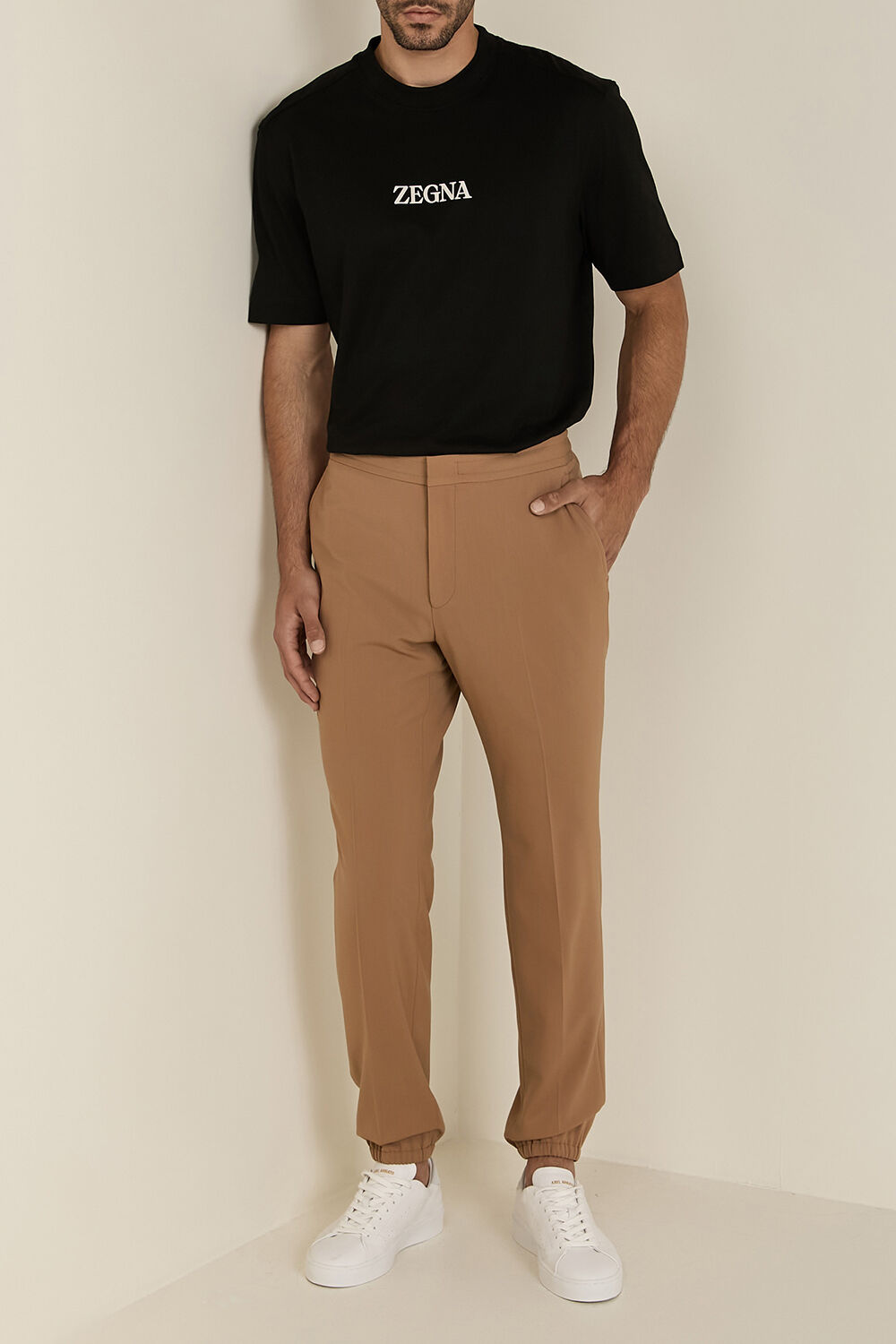 ZEGNA חולצה קצרה מצמר