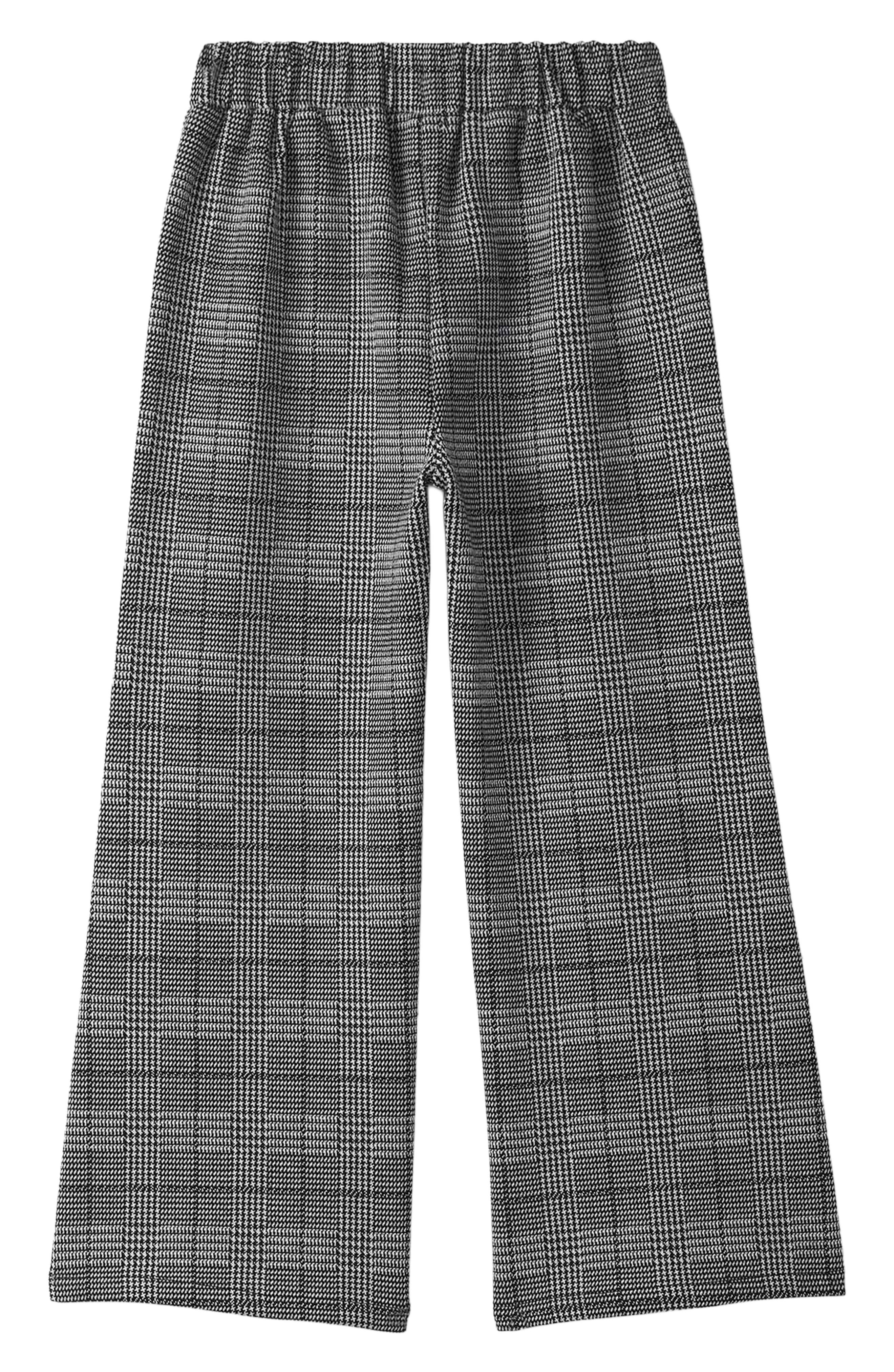 Hatley Kids' Houndstooth Wide Leg Pants