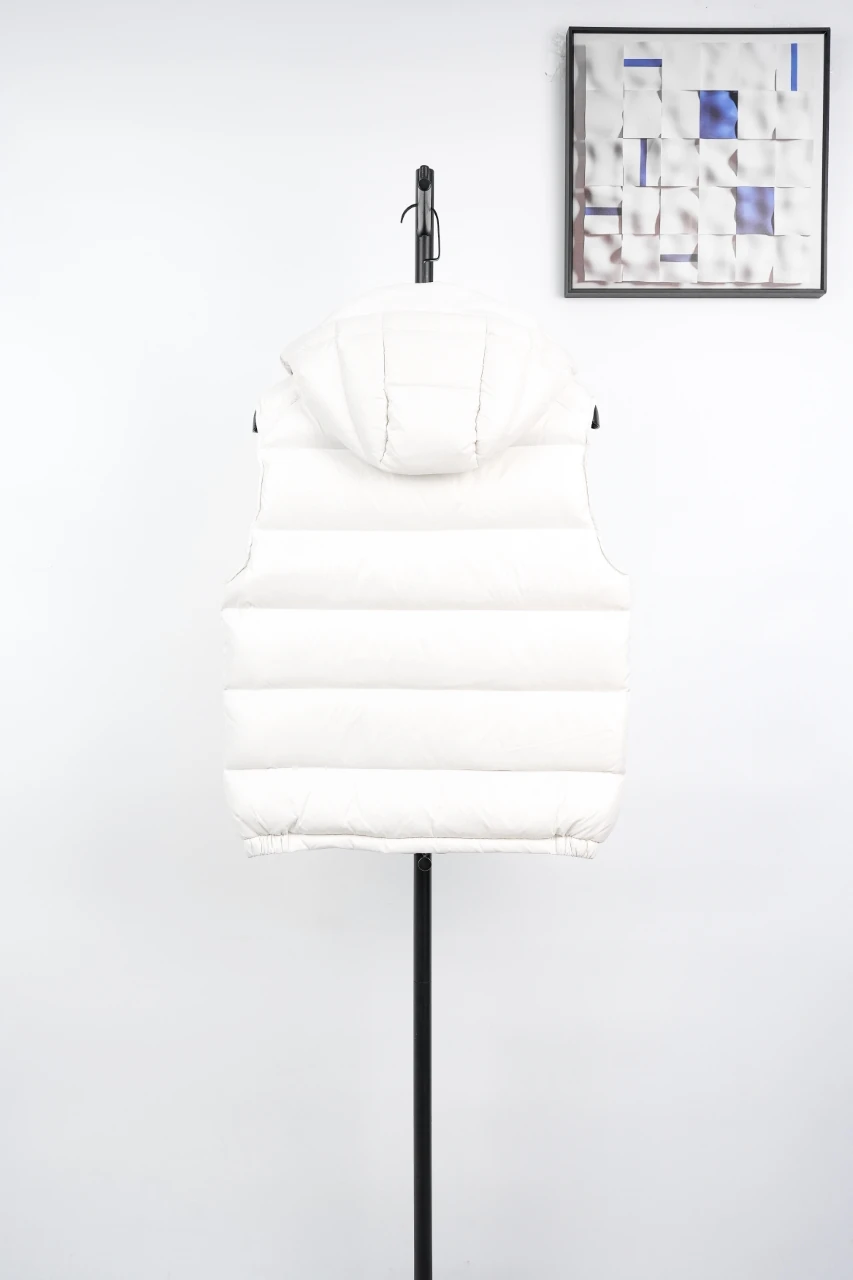 Moncler White Glossy Ski Down Vest product photo from LabelPicks