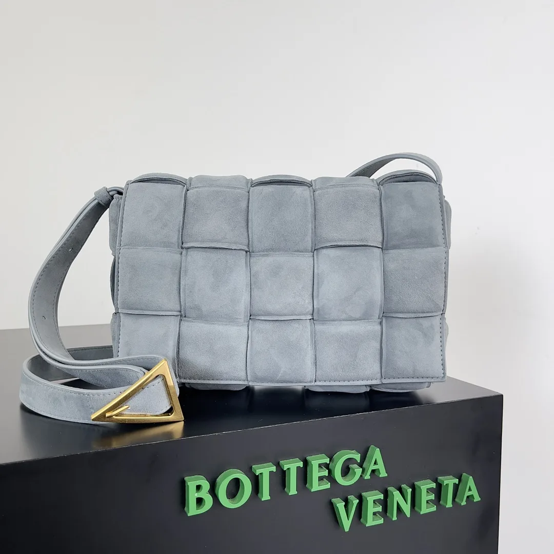 Bottega Veneta Green Cassette Intrecciato Woven Leather Crossbody Bag product photo from LabelPicks