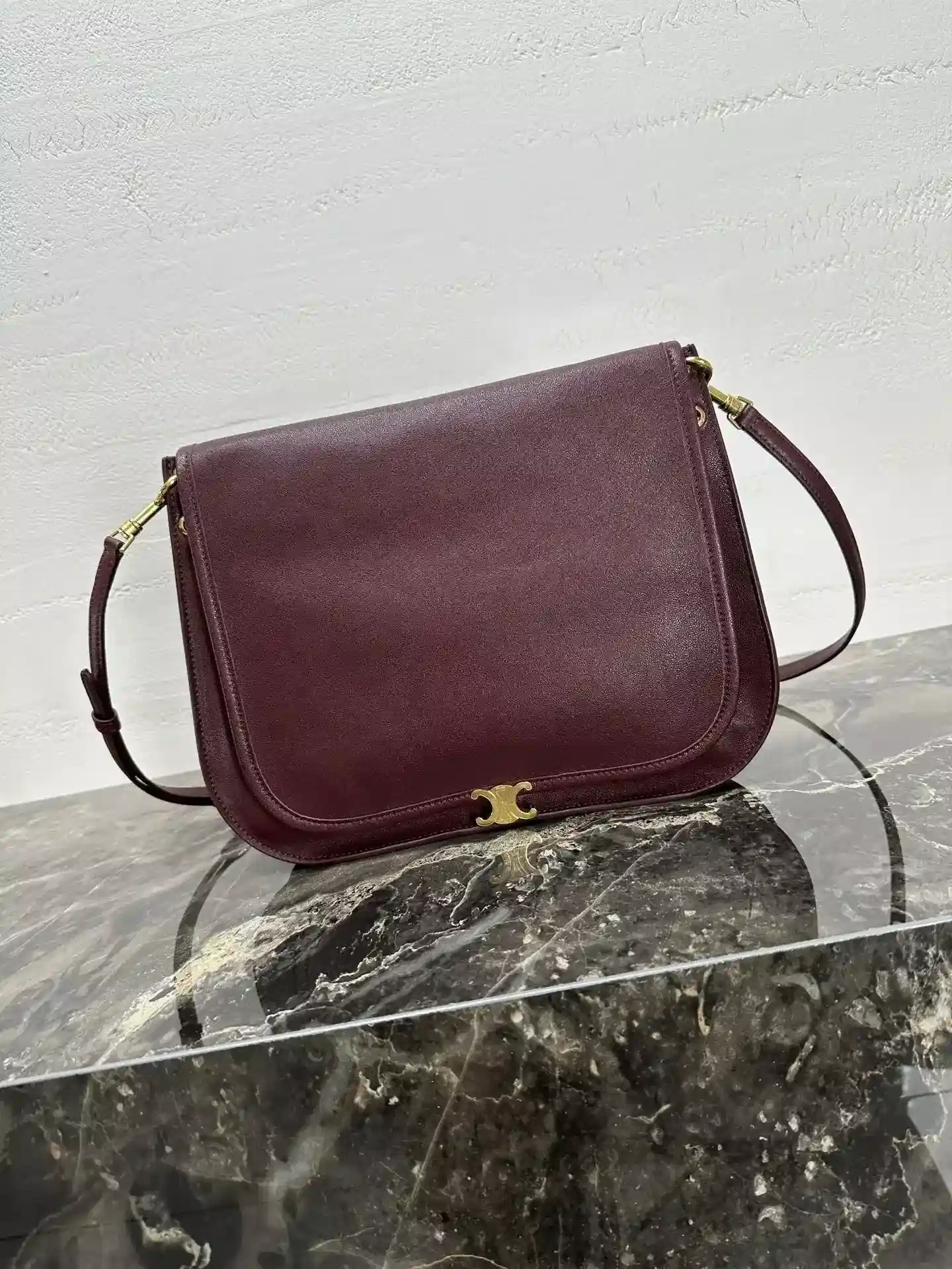 Celine Triomphe Lambskin Crossbody Bag product photo from LabelPicks