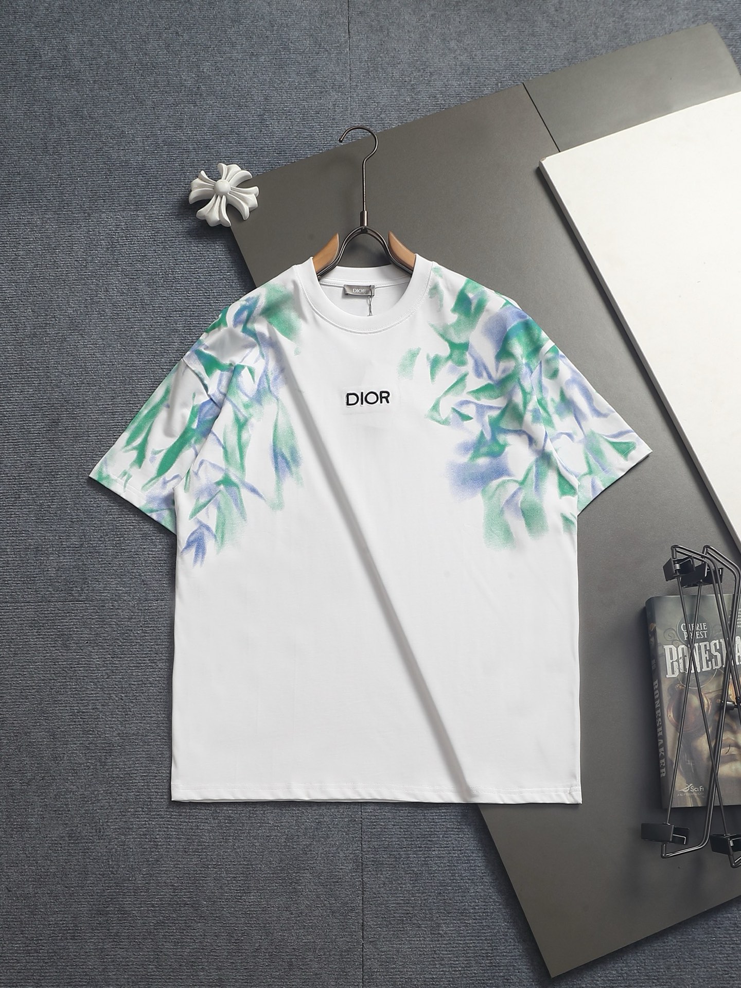0527 Classic letter prints t-shirt