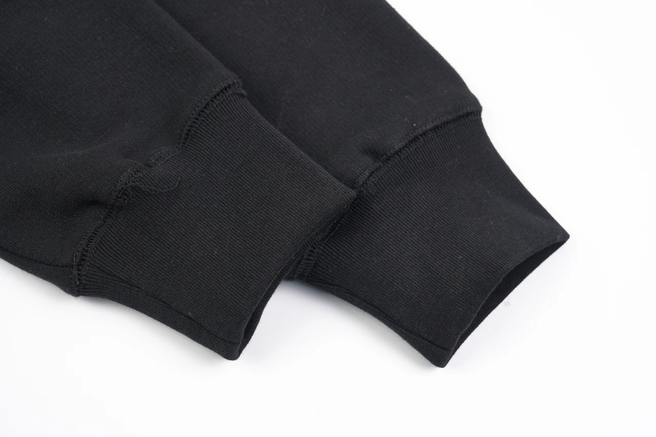 Chrome Hearts Black Cross Leather Patch Half Zip Sweatshirt product photo from LabelPicks