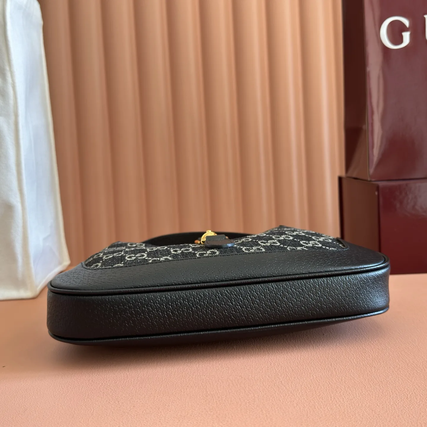 Gucci Jackie Black Denim Shoulder Bag product photo from LabelPicks