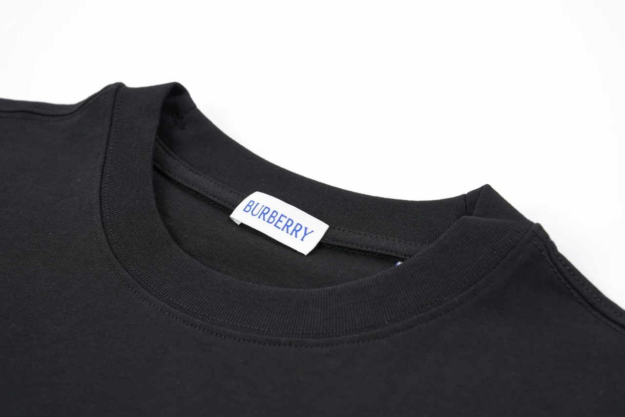 Burberry Black Front Letter Back Knight Print T-Shirt product photo from LabelPicks