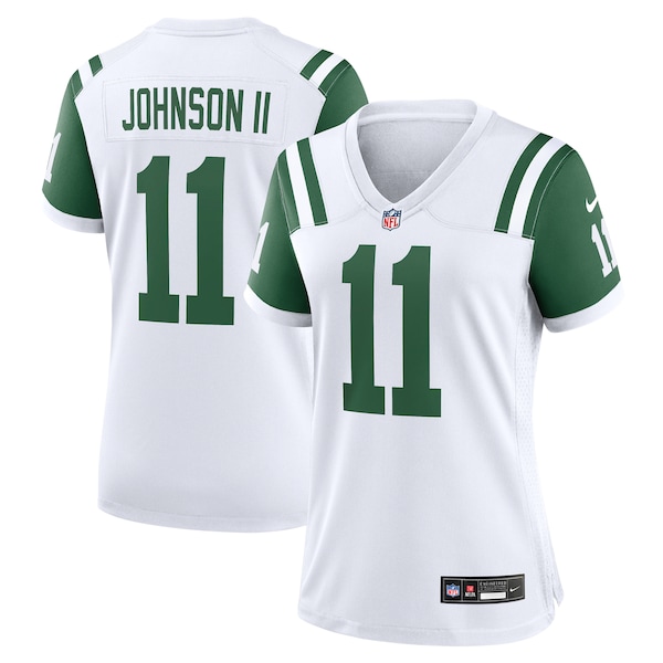 Jermaine Johnson II New York Jets Nike Women's Classic Alternate Player Game Jersey - White