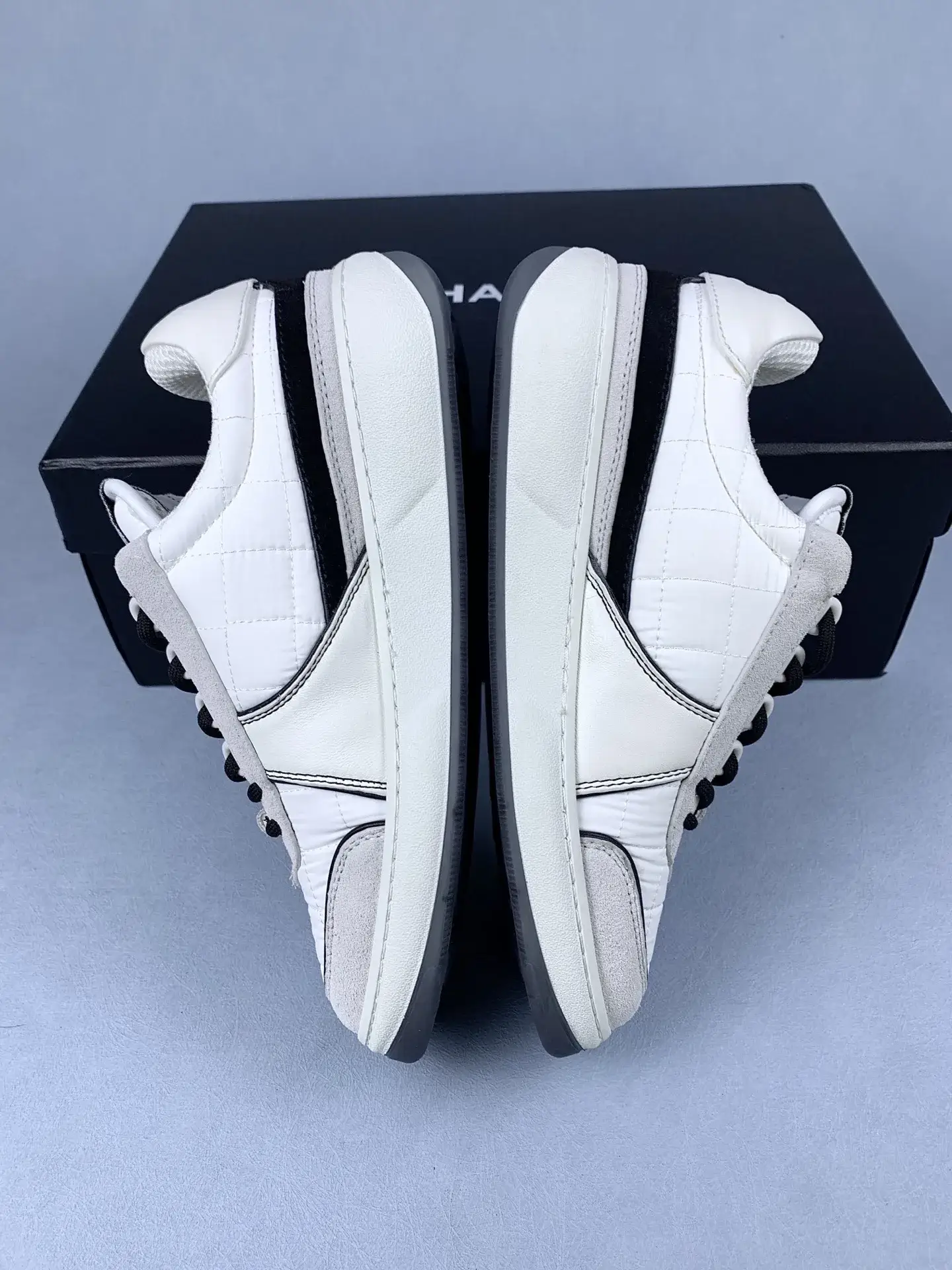 CHANEL Sneakers Fabric, Suede Calfskin & Calfskin product photo from LabelPicks