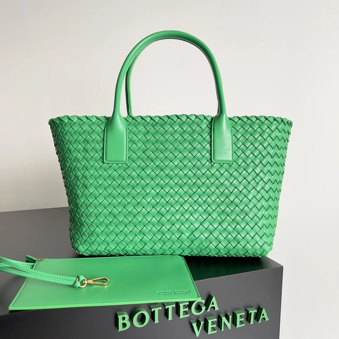 Bottega Veneta Intrecciato Woven Leather Cabat Tote Bag product photo from LabelPicks
