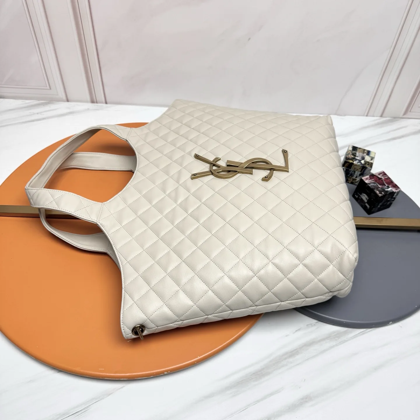 Saint Laurent Lambskin Icare Tote Bag product photo from LabelPicks