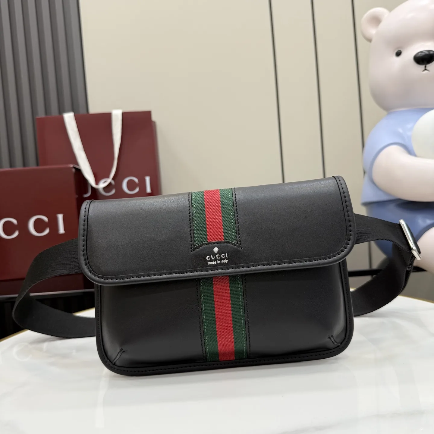 Gucci Black Quilted Leather Belt Bag product photo from LabelPicks