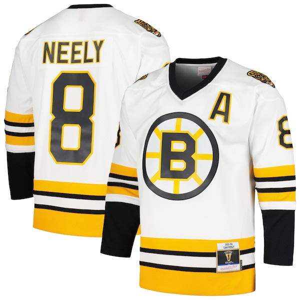 Cam Neely Boston Bruins  1993/94 Blue Line Player Jersey - White